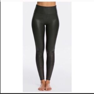 SPANX FAUX LEATHER LEGGINGS